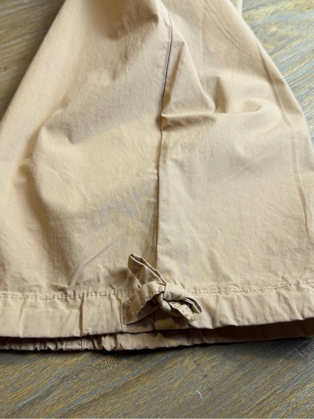 Rewash Tan Cargo Trousers with Drawstring Waist- 100% Cotton - Picture 11 of 12